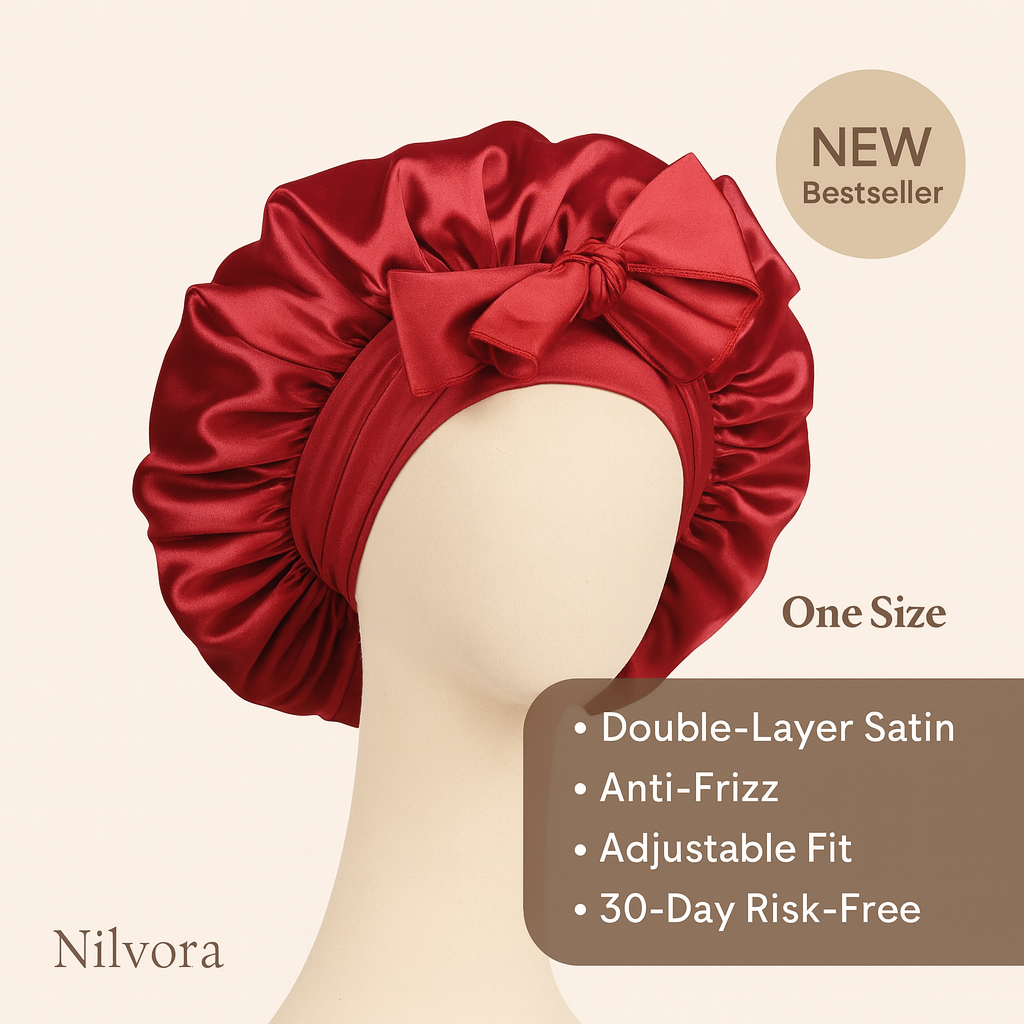 Satin Silk Hair Bonnet